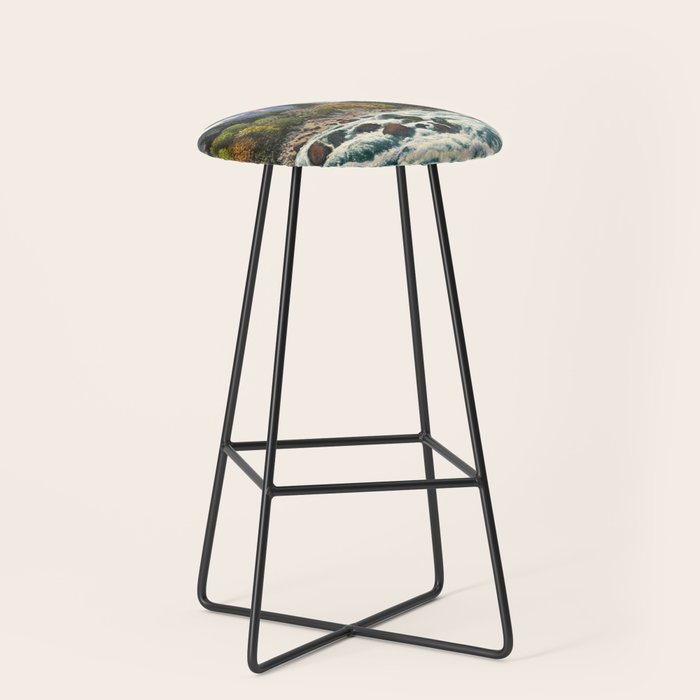 Mountains Forest Rocky River Stool Gallery Image 1