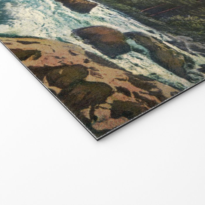 Mountains Forest Rocky River Welcome Mat Gallery Image 2