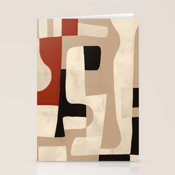 Interlocking Forms Stationery Card Gallery Image 2