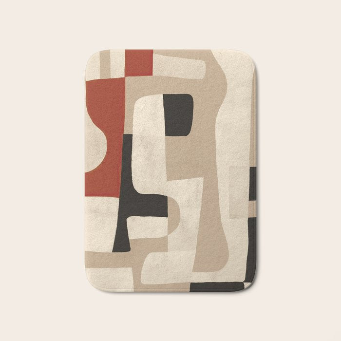 Interlocking Forms Bath Mat Gallery Image 1