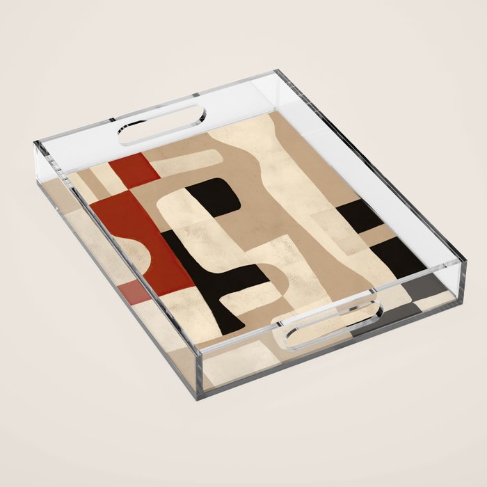 Interlocking Forms Acrylic Tray Gallery Image 1