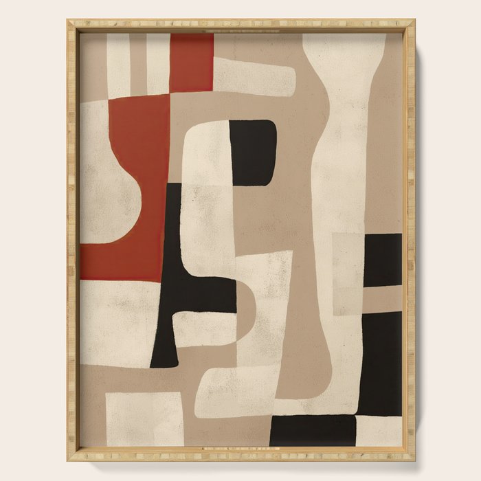 Interlocking Forms Serving Tray Gallery Image 1