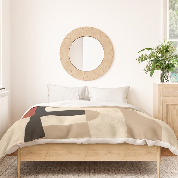 Interlocking Forms Duvet Cover Gallery Image 3