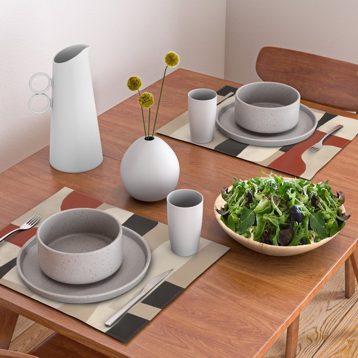 Interlocking Forms Placemat Gallery Image 2