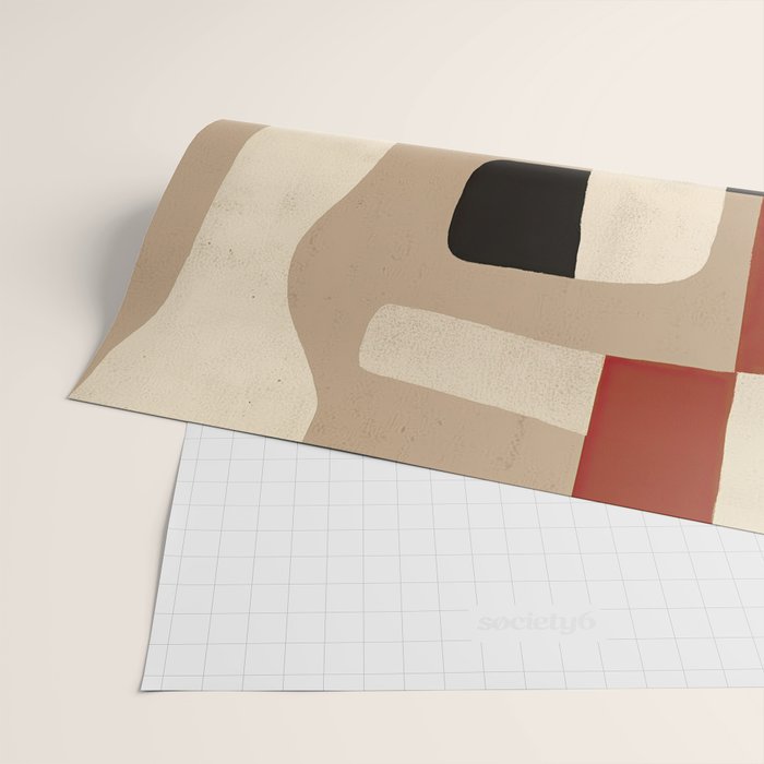 Interlocking Forms Wrapping Paper Gallery Image 2