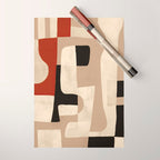 Interlocking Forms Wrapping Paper Gallery Image 1