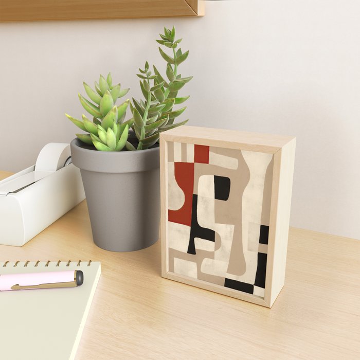 Interlocking Forms Mini Art Print Gallery Image 2