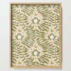 Froggie  Ogee - moss green and cream Serving Tray Gallery Image 1