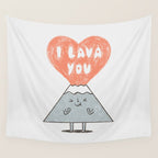 I Lava You 2 Wall Tapestry Gallery Image 4