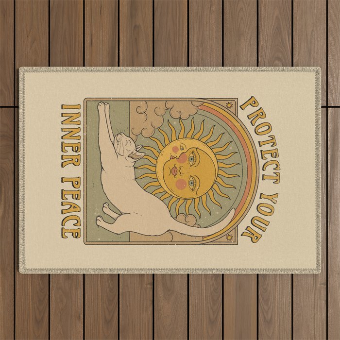 Inner Peace Outdoor Rug Gallery Image 1