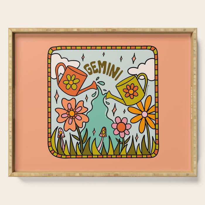 Gemini Garden Serving Tray Gallery Image 1