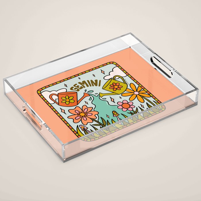 Gemini Garden Acrylic Tray Gallery Image 1