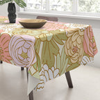 Boho Blooms | Light Pastel Tablecloth Gallery Image 3