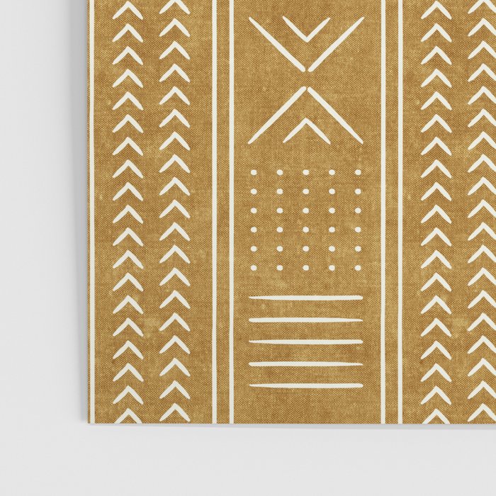mustard mud cloth - arrow cross Poster Gallery Image 3