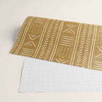 mustard mud cloth - arrow cross Wrapping Paper Gallery Image 2