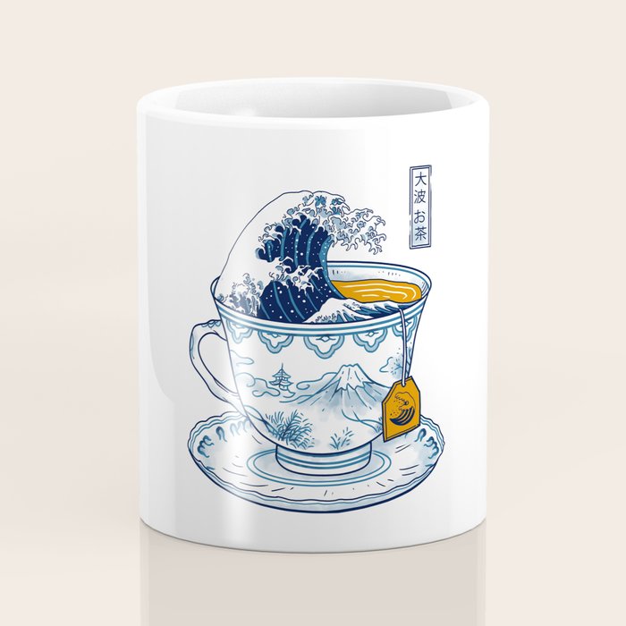 The Great Kanagawa Tee Coffee Mug Gallery Image 4