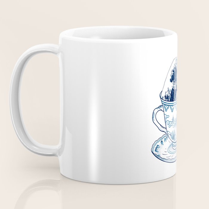The Great Kanagawa Tee Coffee Mug Gallery Image 3