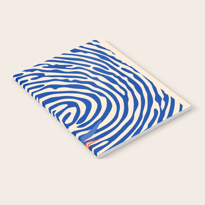 Maelstrom, Abstract Psychedelic Ocean River Whirlpool Vortex, Line Art Drawing Eclectic Boat Sail Sea Notebook Gallery Image 2