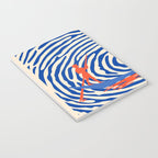 Maelstrom, Abstract Psychedelic Ocean River Whirlpool Vortex, Line Art Drawing Eclectic Boat Sail Sea Notebook Gallery Image 3