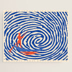 Maelstrom, Abstract Psychedelic Ocean River Whirlpool Vortex, Line Art Drawing Eclectic Boat Sail Sea Jigsaw Puzzle Gallery Image 1
