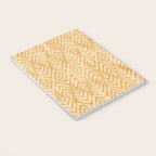 Feather Ikat - marigold and cream  Notebook Gallery Image 3