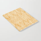 Feather Ikat - marigold and cream  Notebook Gallery Image 2