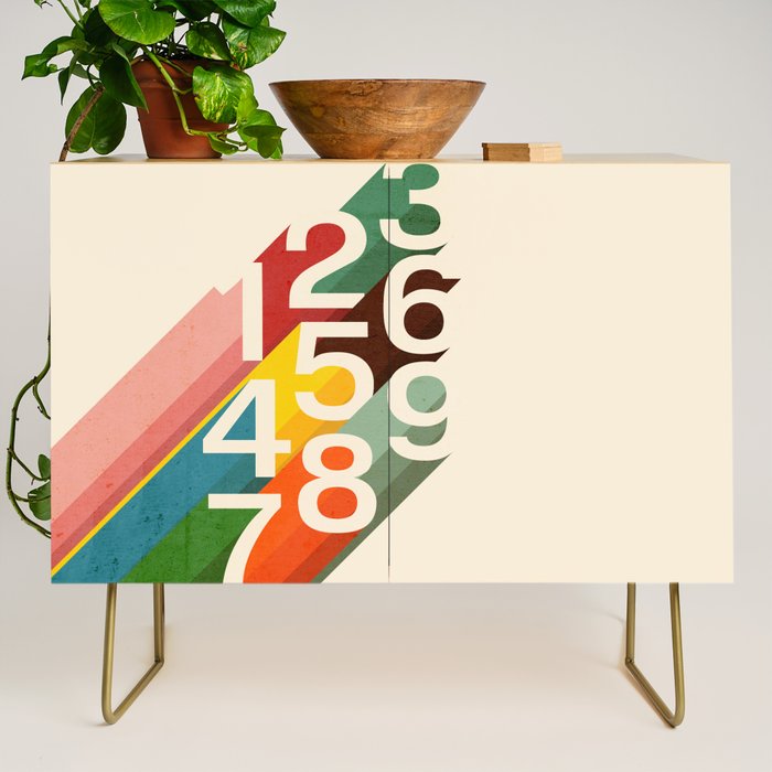 Retro Numbers Credenza Gallery Image 1