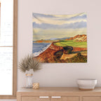 Pacific Dunes - On Bandon Dunes - Golf Course 13th Hole Wall Tapestry Gallery Image 2