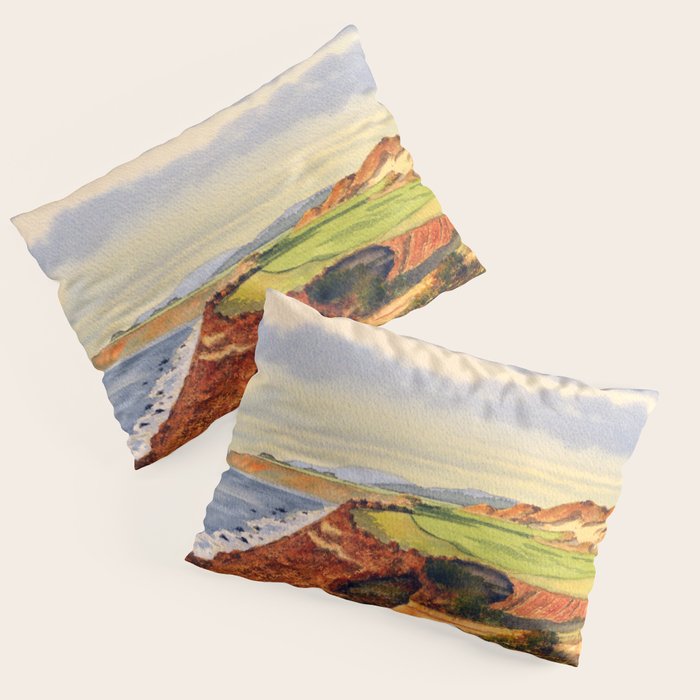 Pacific Dunes - On Bandon Dunes - Golf Course 13th Hole Pillow Sham Gallery Image 3