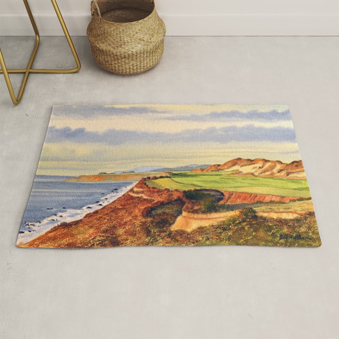 Pacific Dunes - On Bandon Dunes - Golf Course 13th Hole Rug Gallery Image 1