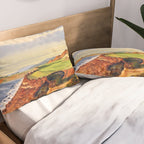 Pacific Dunes - On Bandon Dunes - Golf Course 13th Hole Pillow Sham Gallery Image 2