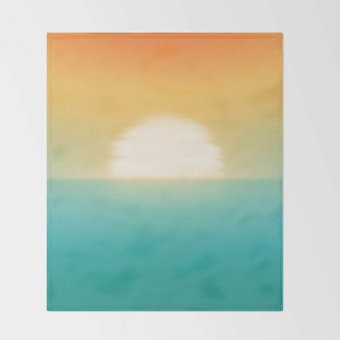 Into the horizon Throw Blanket Gallery Image 2