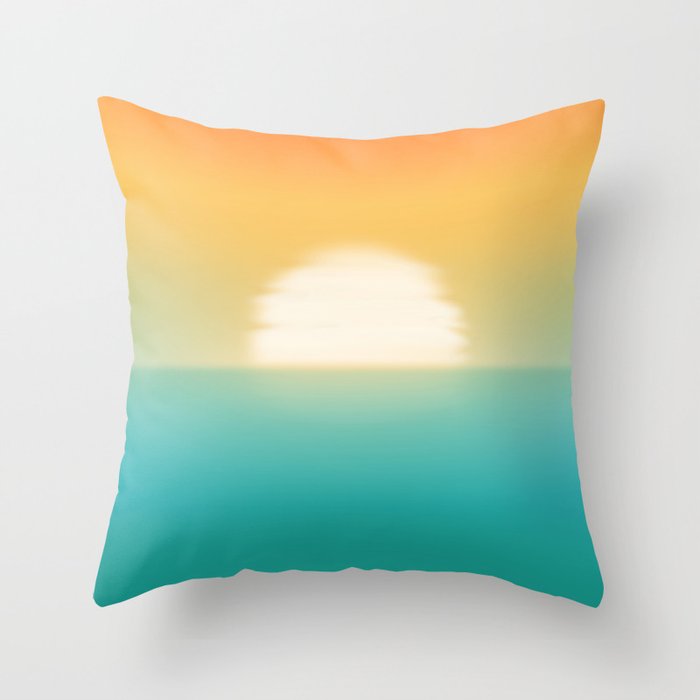 Into the horizon Throw Pillow Gallery Image 6