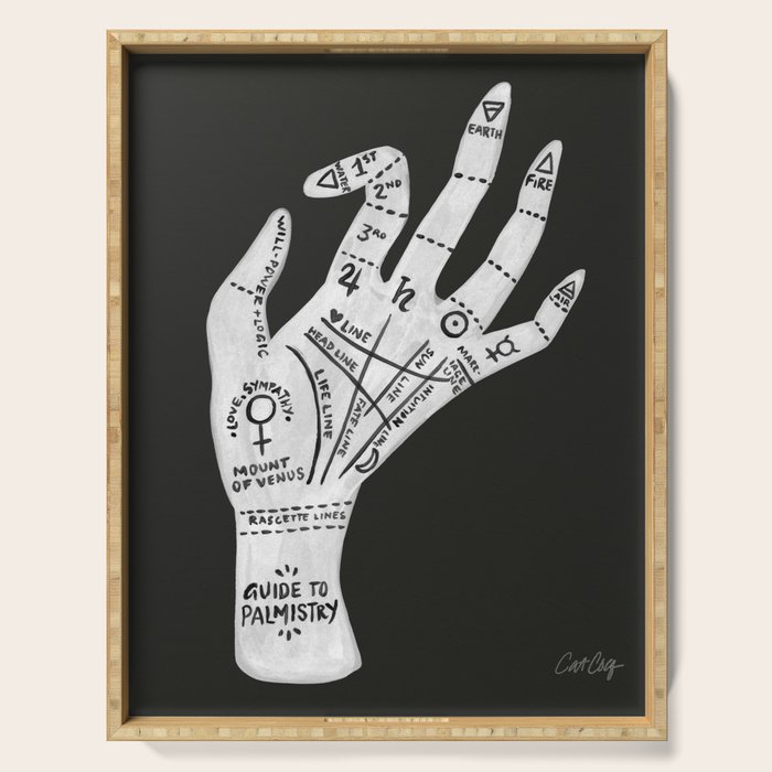 Palm Reading Serving Tray Gallery Image 1