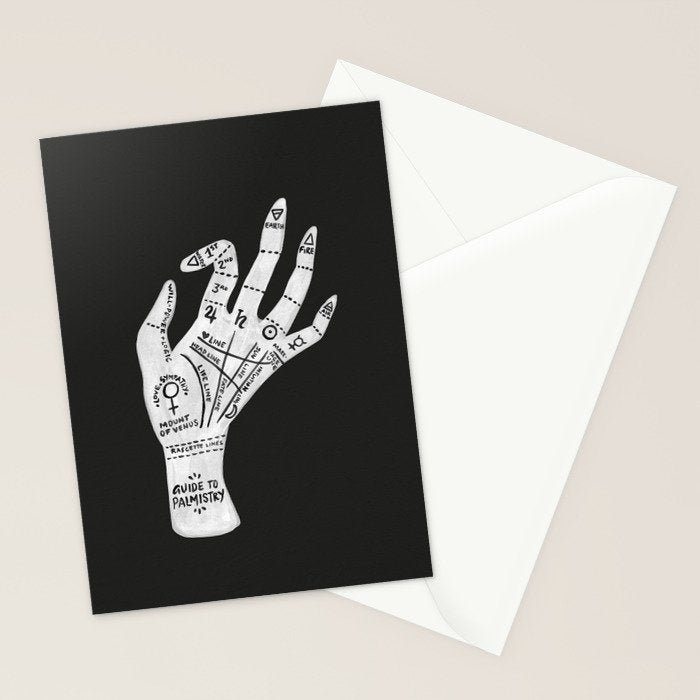 Palm Reading Stationery Card Gallery Image 2