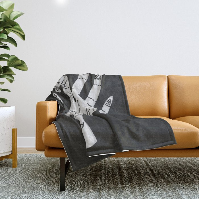 Palm Reading Throw Blanket Gallery Image 1