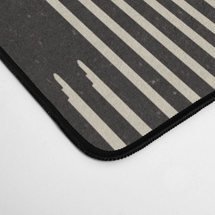 Southwestern Minimalist Black & White Desk Mat Gallery Image 4