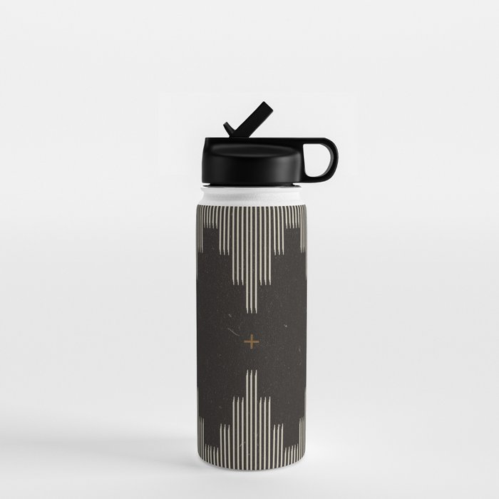 Southwestern Minimalist Black & White Water Bottle Gallery Image 1