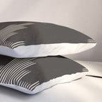 Southwestern Minimalist Black & White Pillow Sham Gallery Image 3