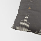Southwestern Minimalist Black & White Pillow Sham Gallery Image 4