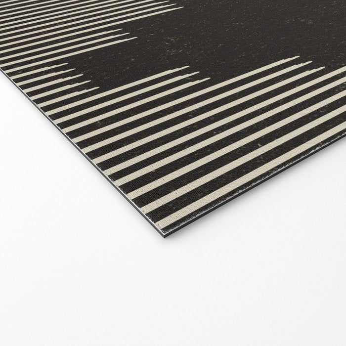 Southwestern Minimalist Black & White Welcome Mat Gallery Image 2