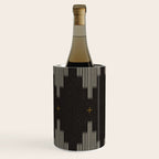 Southwestern Minimalist Black & White Wine Chiller Gallery Image 2