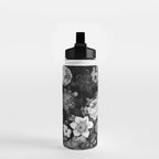 Black and White Garden Water Bottle Gallery Image 2