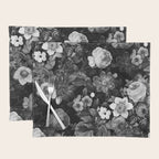 Black and White Garden Placemat Gallery Image 1