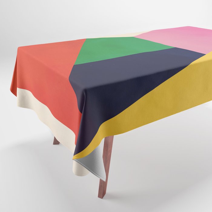Geometric Shapes 120 Tablecloth Gallery Image 1