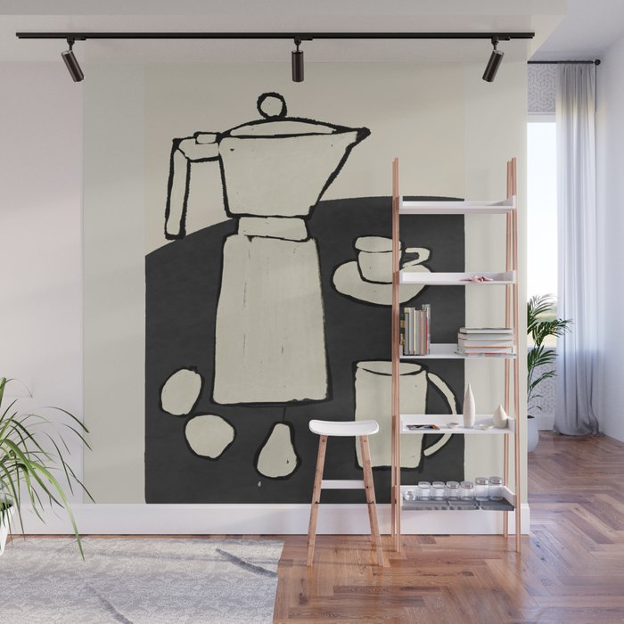 Coffee Time 2 Wall Mural Gallery Image 1