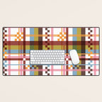 Bold Grid Aesthetic Desk Mat Gallery Image 1