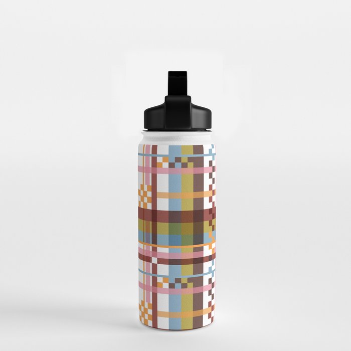 Bold Grid Aesthetic Water Bottle Gallery Image 2