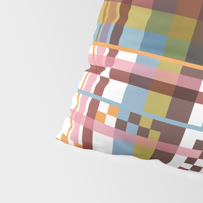 Bold Grid Aesthetic Pillow Sham Gallery Image 4