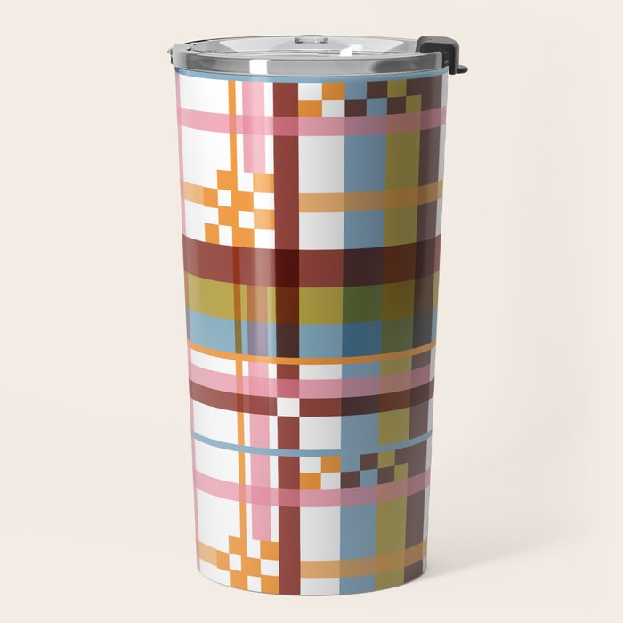 Bold Grid Aesthetic Travel Mug Gallery Image 2
